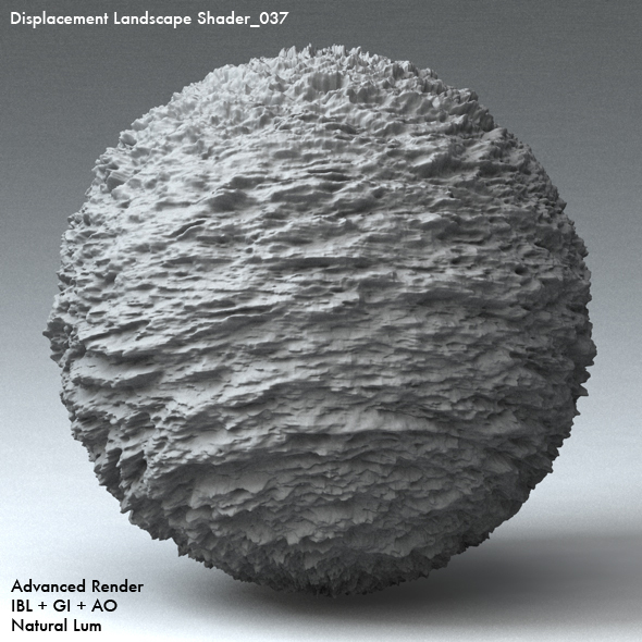 Displacement Landscape Shader_037 - 3DOcean Item for Sale