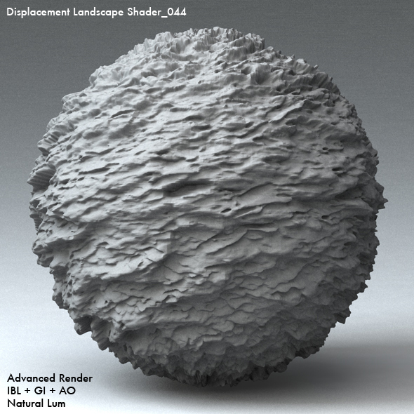 Displacement Landscape Shader_044 - 3DOcean Item for Sale