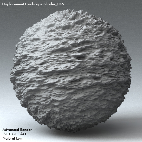 Displacement Landscape Shader_045 - 3DOcean Item for Sale