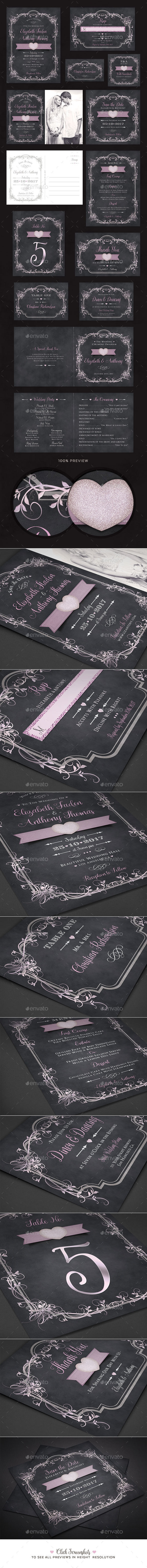Romantic Wedding Pack - Weddings Cards & Invites