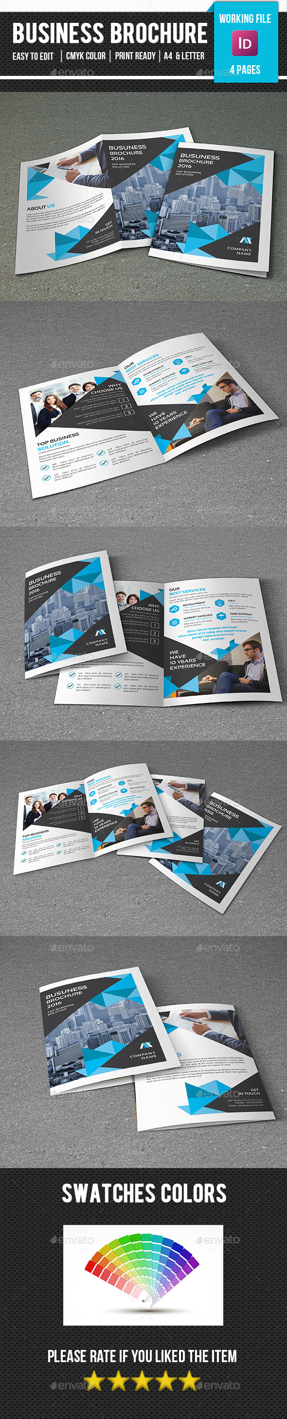 Business Bifold Brochure-V352 - Corporate Brochures
