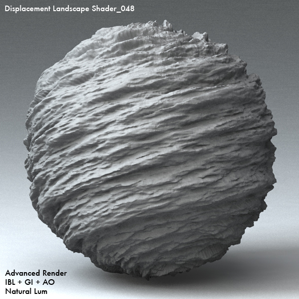 Displacement Landscape Shader_048 - 3DOcean Item for Sale