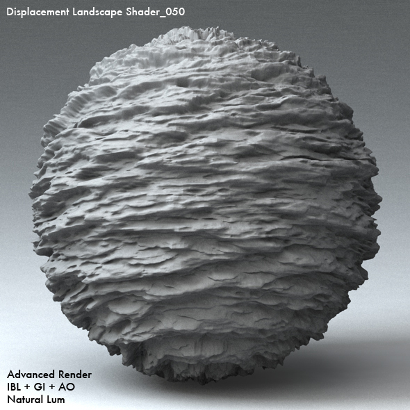 Displacement Landscape Shader_050 - 3DOcean Item for Sale