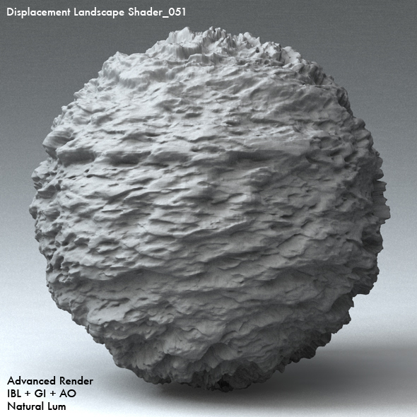 Displacement Landscape Shader_051 - 3DOcean Item for Sale
