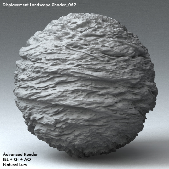 Displacement Landscape Shader_052 - 3DOcean Item for Sale