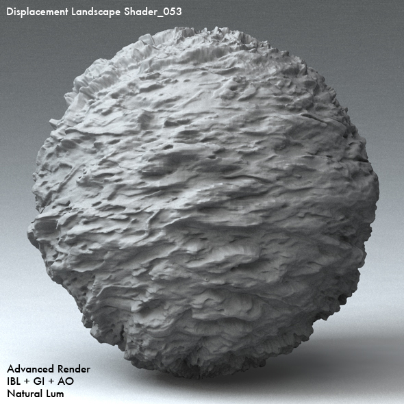 Displacement Landscape Shader_053 - 3DOcean Item for Sale
