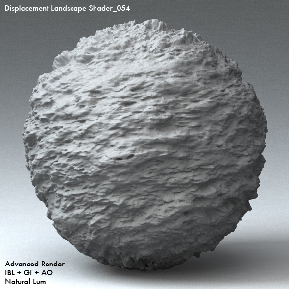 Displacement Landscape Shader_054 - 3DOcean Item for Sale