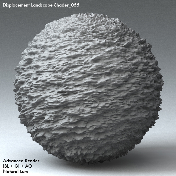 Displacement Landscape Shader_055 - 3DOcean Item for Sale