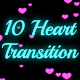 10 Heart Transition - VideoHive Item for Sale
