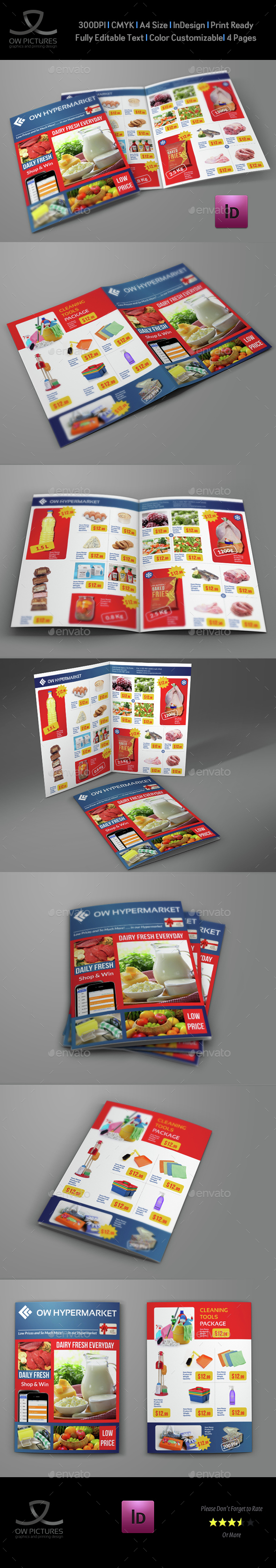 Supermarket Products Catalog Bi-Fold Brochure Vol.2 - Catalogs Brochures