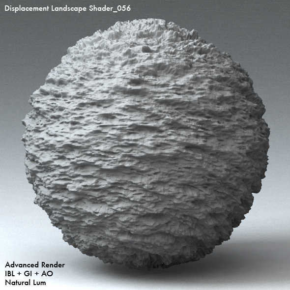 Displacement Landscape Shader_056 - 3DOcean Item for Sale