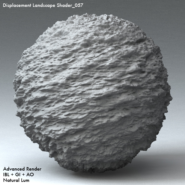 Displacement Landscape Shader_057 - 3DOcean Item for Sale