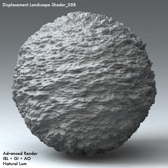 Displacement Landscape Shader_058 - 3DOcean Item for Sale