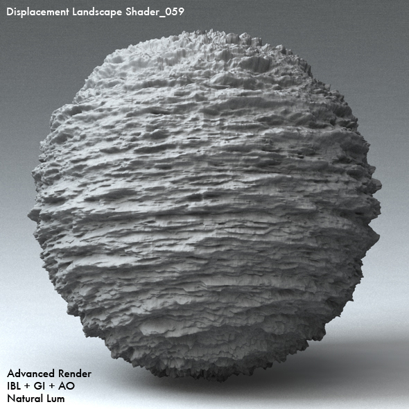 Displacement Landscape Shader_059 - 3DOcean Item for Sale