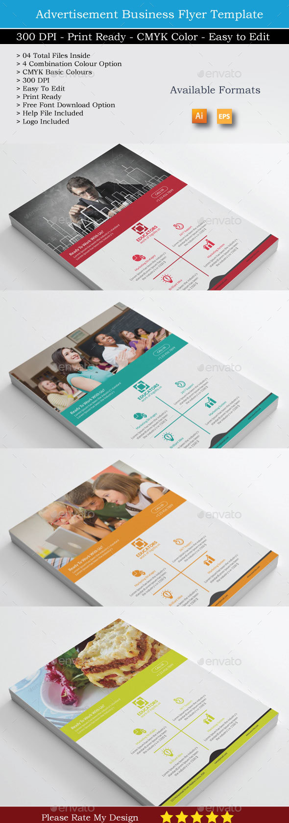 The Educators Business Flyers - Corporate Flyers