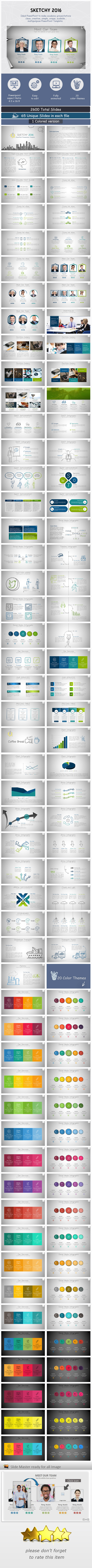 Sketchy 2016 Powerpoint presentation Template - Business PowerPoint Templates