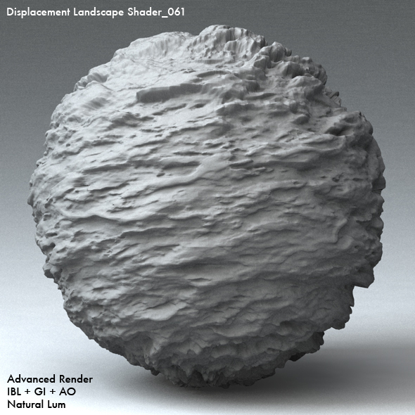 Displacement Landscape Shader_061 - 3DOcean Item for Sale