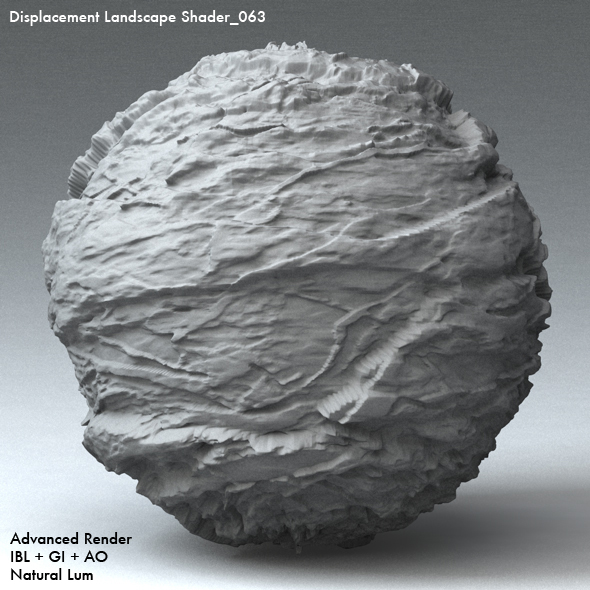 Displacement Landscape Shader_063 - 3DOcean Item for Sale