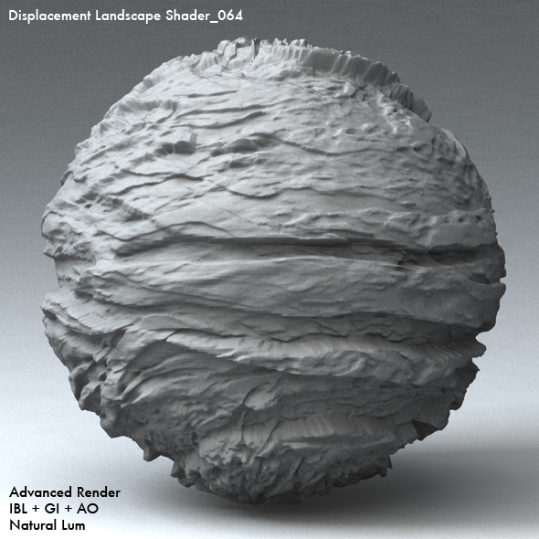 Displacement Landscape Shader_064 - 3DOcean Item for Sale