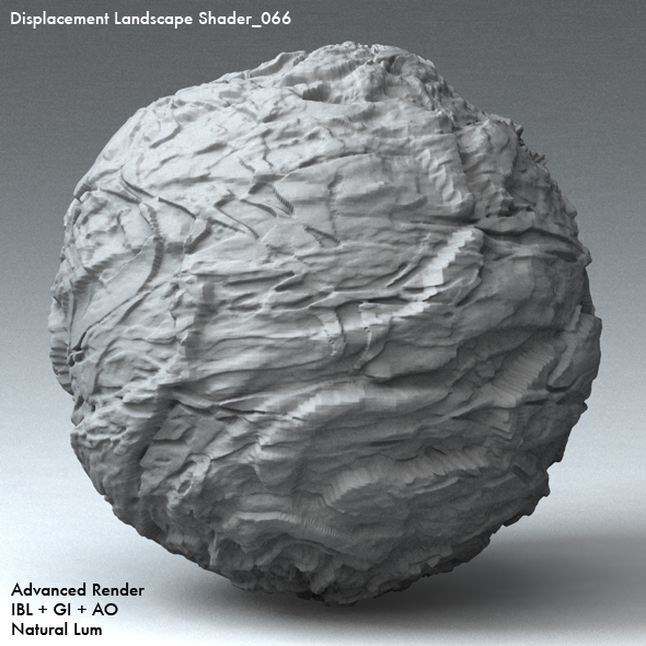 Displacement Landscape Shader_066 - 3DOcean Item for Sale