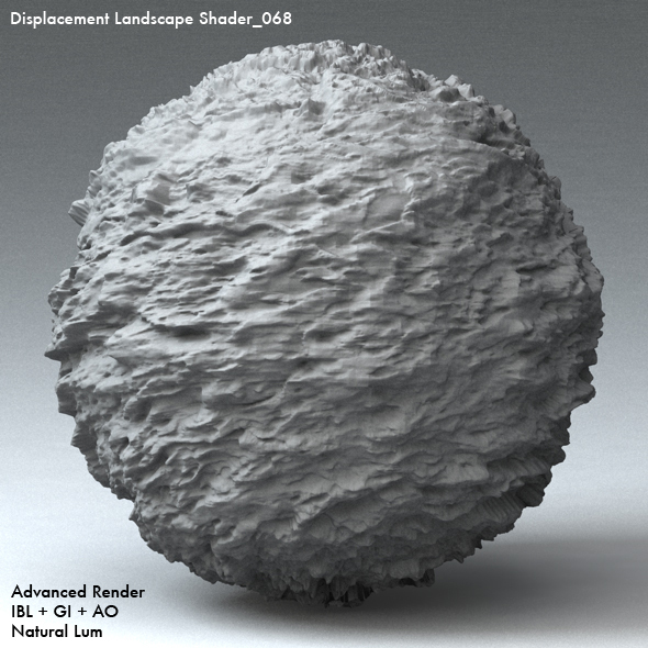 Displacement Landscape Shader_068 - 3DOcean Item for Sale