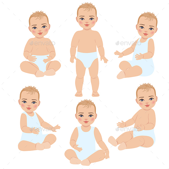 Cute Baby Set. - People Characters