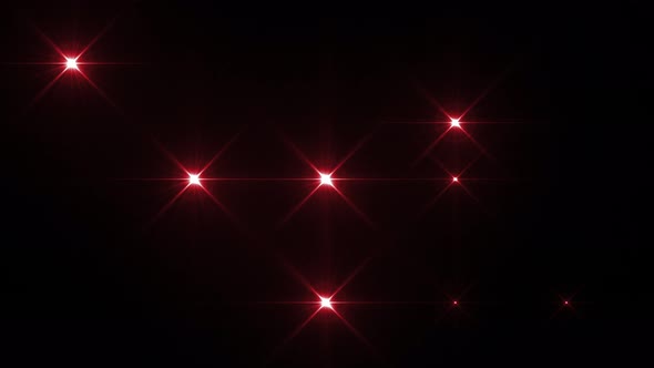 Chasing Red Light Flash Pattern Loop