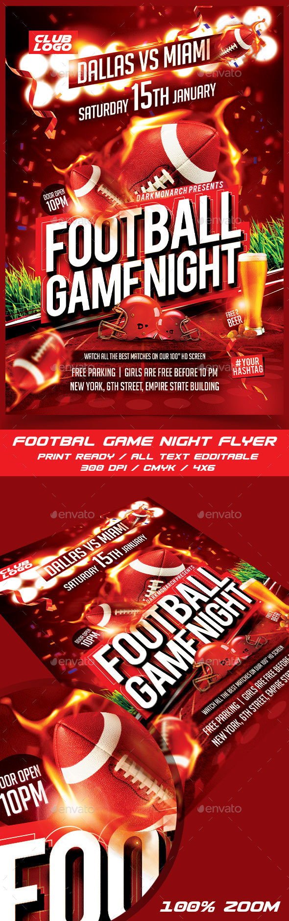 Football Game Night - Sports Events