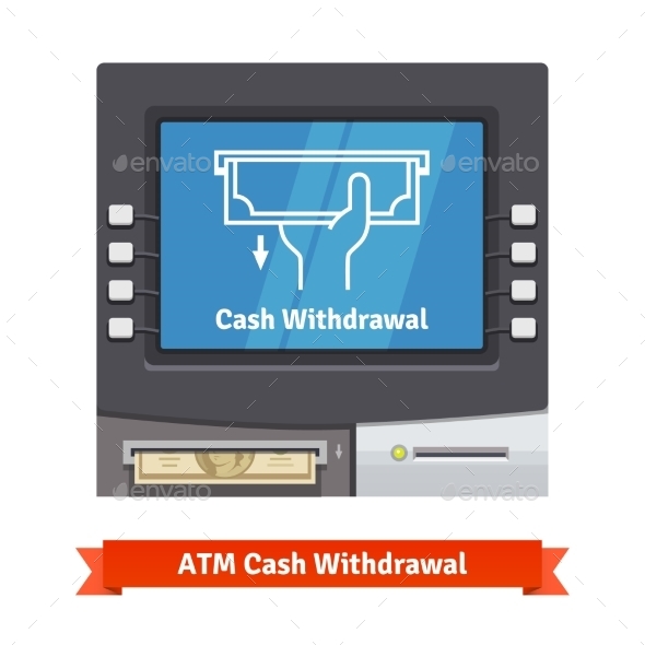 ATM Machine With Current Operation - Objects Vectors