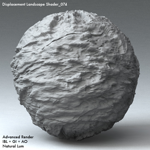 Displacement Landscape Shader_074 - 3DOcean Item for Sale