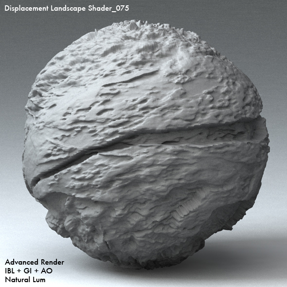 Displacement Landscape Shader_075 - 3DOcean Item for Sale