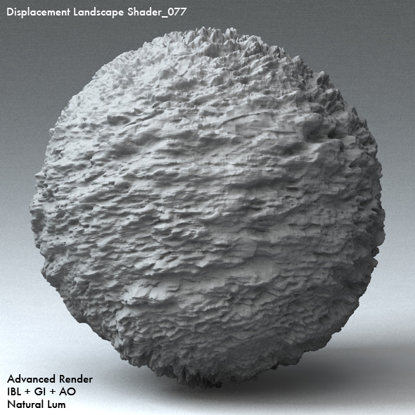 Displacement Landscape Shader_077 - 3DOcean Item for Sale