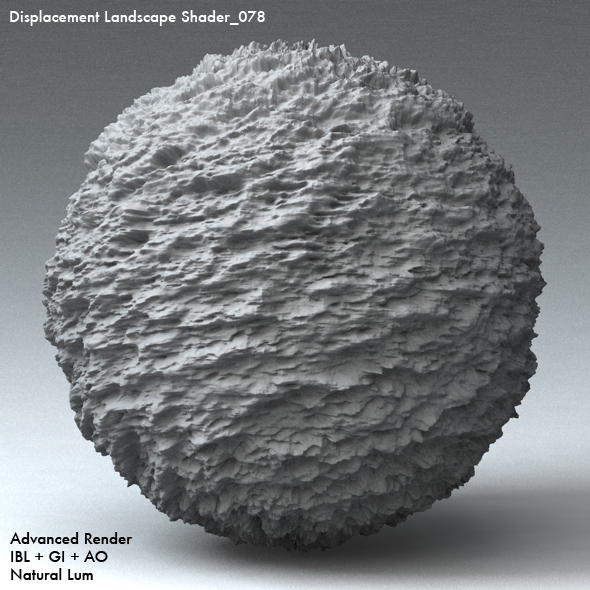 Displacement Landscape Shader_078 - 3DOcean Item for Sale