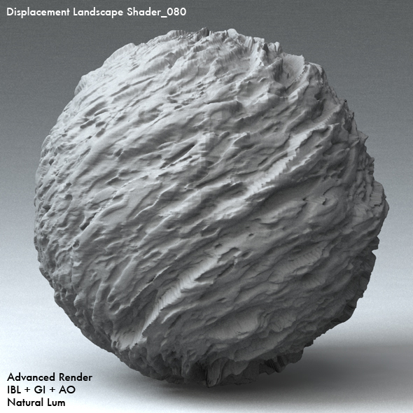 Displacement Landscape Shader_080 - 3DOcean Item for Sale
