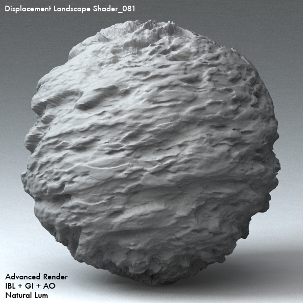 Displacement Landscape Shader_081 - 3DOcean Item for Sale