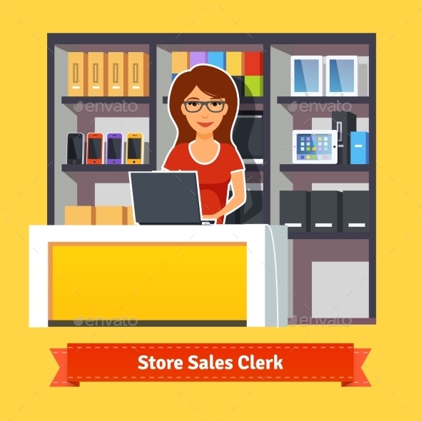 Pretty Woman Shop Assistant - Retail Commercial / Shopping
