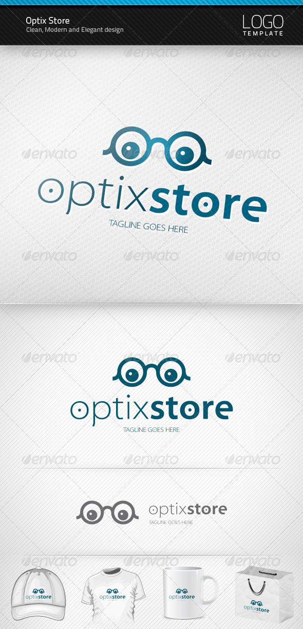 Optix Store Logo - Symbols Logo Templates