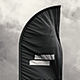 3D Feather Flags / Bow / Sail Flag Mockup