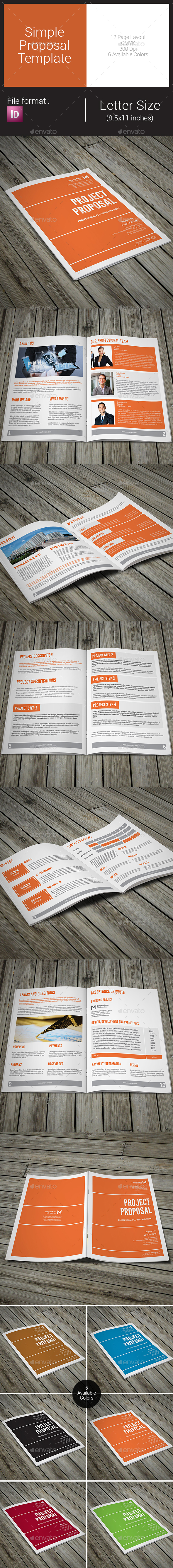 Simple Proposal Template - Proposals & Invoices Stationery