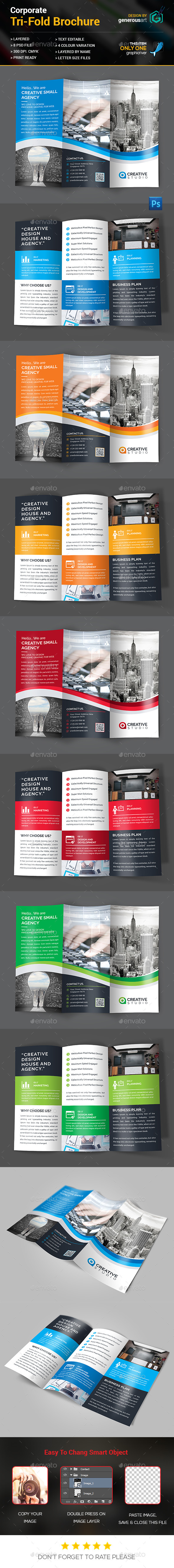 Creative Tri-Fold Brochure - Corporate Brochures