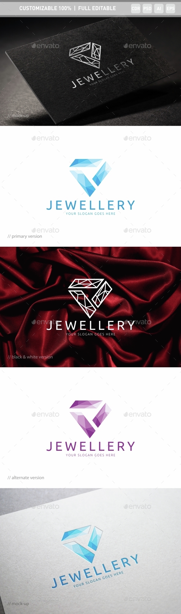 Jewellery Logo Template - Objects Logo Templates