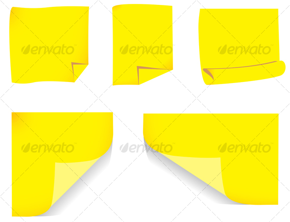 Sticky papers - Backgrounds Business