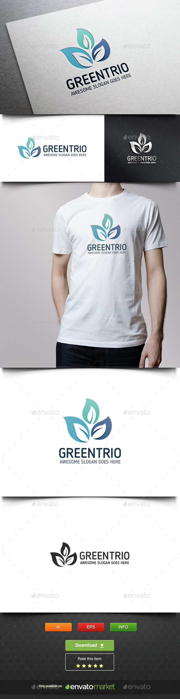 Leaf Spa - Nature Logo Templates