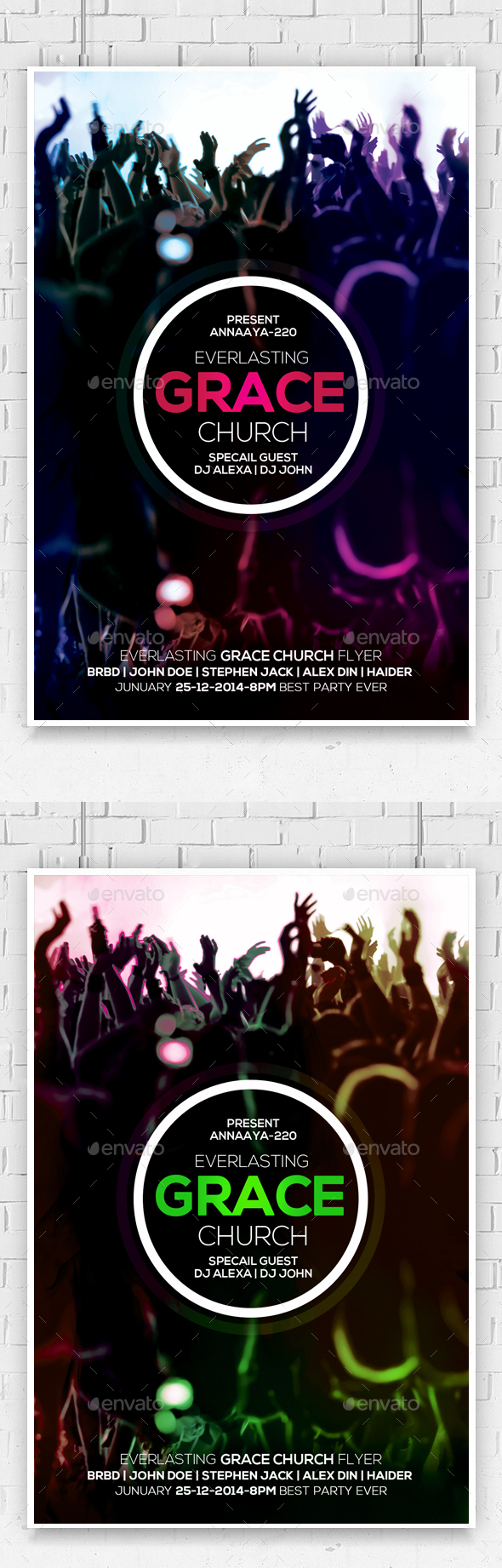 Everlasting Grace Church Flyer - Church Flyers