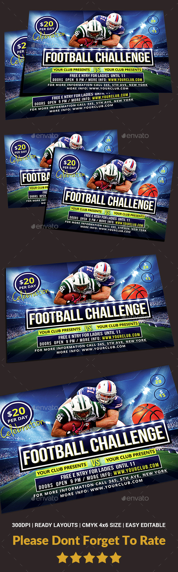 Football Flyer Template - Sports Events