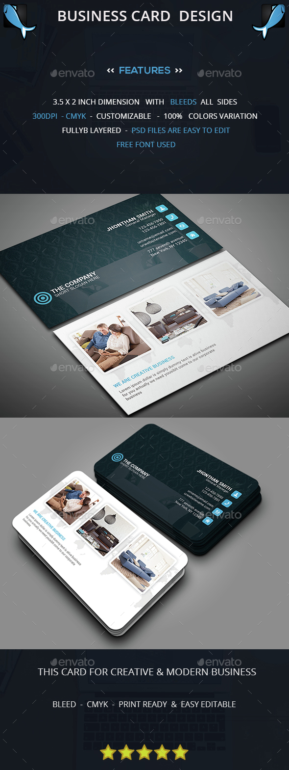 Hotel Business Card - Corporate Business Cards