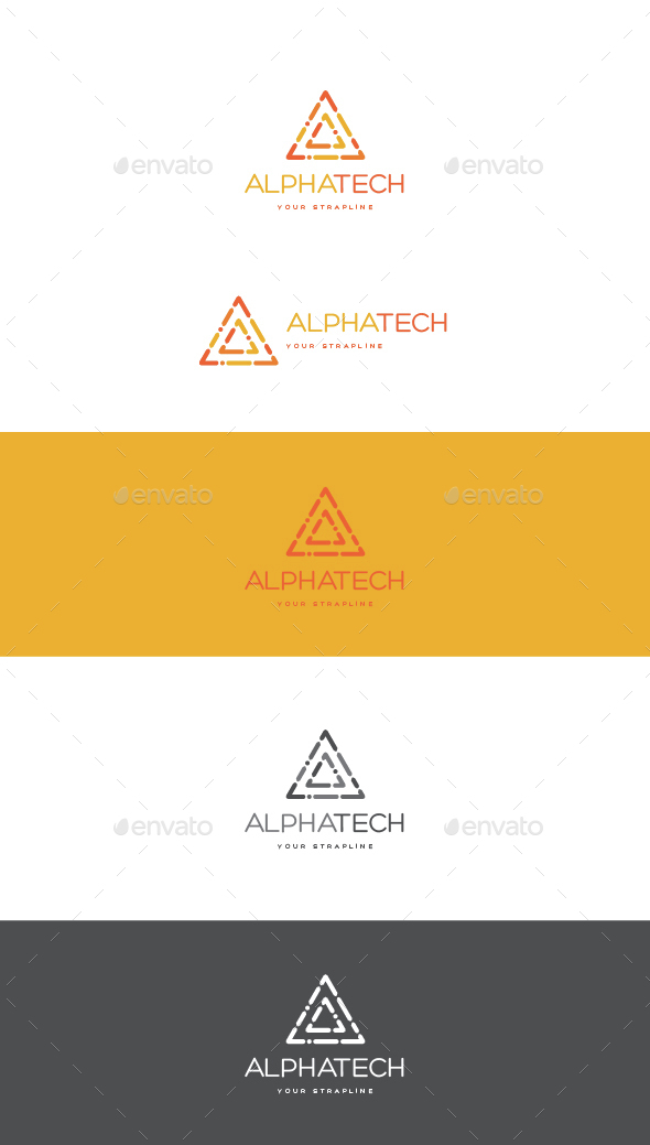 Alpha Tech Logo - Letters Logo Templates
