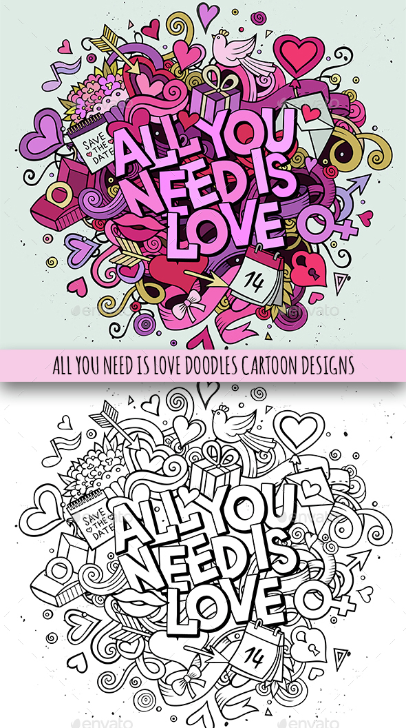 2 Love Doodles Design - Valentines Seasons/Holidays