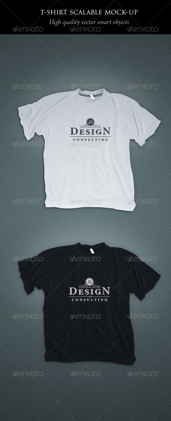 Scalable T-shirt Mockups - T-shirts Apparel
