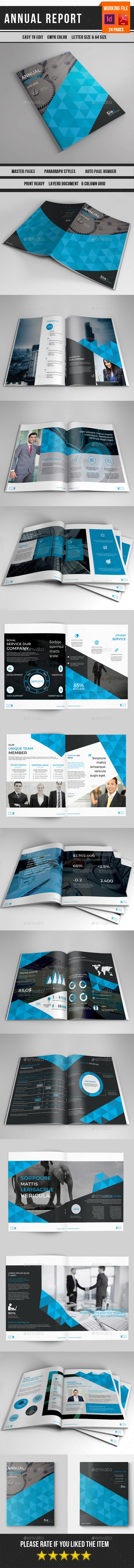 Annual Report | Indesign Template-V354 - Corporate Brochures